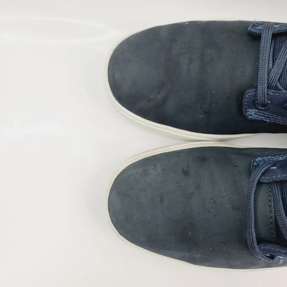 Timberland Men’s Navy Blue Mid Top Sneakers Size 8.5 - Picture 3 of 8